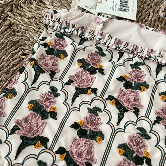 Agua Bendita Limon Peonia Aurora embroidered swimsuit - Picture 10 of 10